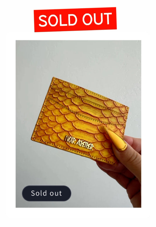 Yellow Python Cardholder Season 01