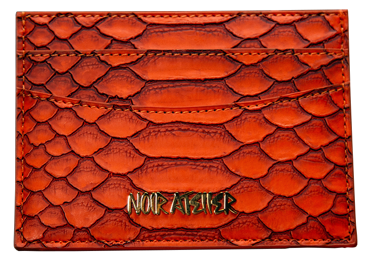 Noir Atelier - Orange Cardholder
